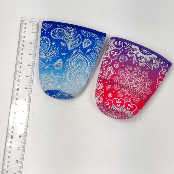 2 pack pink and blue Neoprene Water bottle coozies - Picture 7 of 8